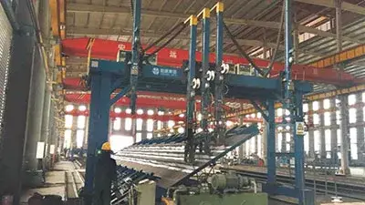 Многодуговая установка для сварки U-образных ребер жесткости